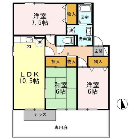 パークアベニュー　D棟の物件間取画像